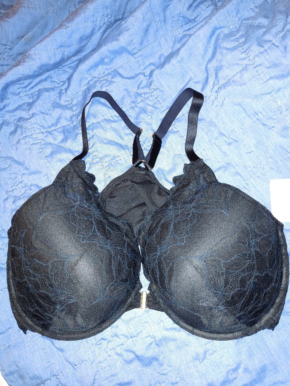 Auden  Women's Black Lace Underwire Bra